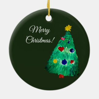 Ornement en céramique de l'arbre de Noël