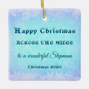 Ornement En Céramique De l'autre côté des Miles Noël 2020 Stepmamie