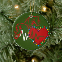Ornement en céramique de logo de Noël