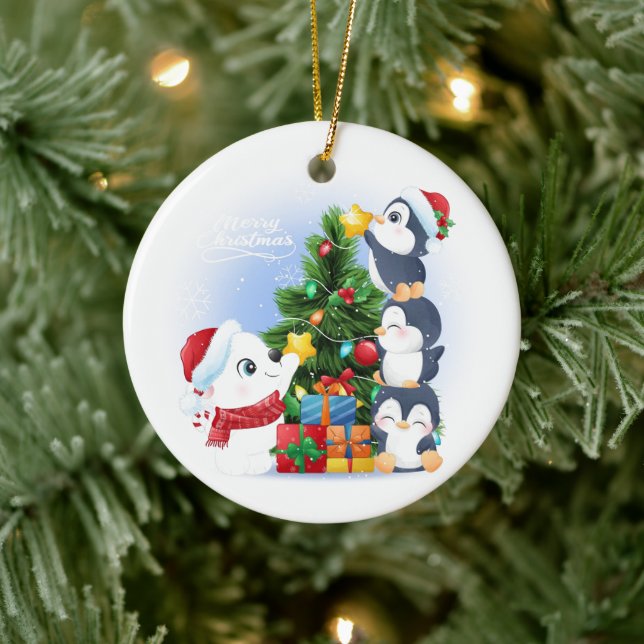 Ornement en céramique de Noël (Arbre)