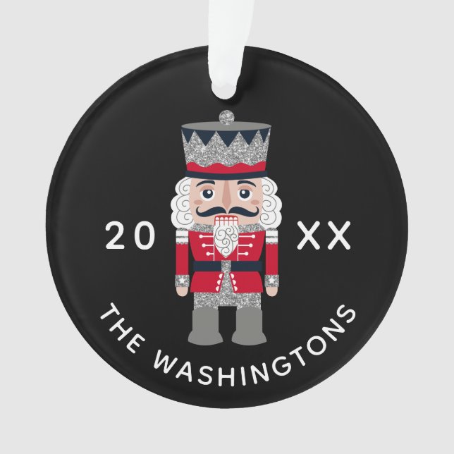 Ornement en céramique de Noël moderne (devant)