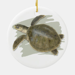 Ornement en céramique de tortue de mer de Ridley