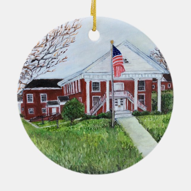 Ornement en céramique de tribunal (Dos)