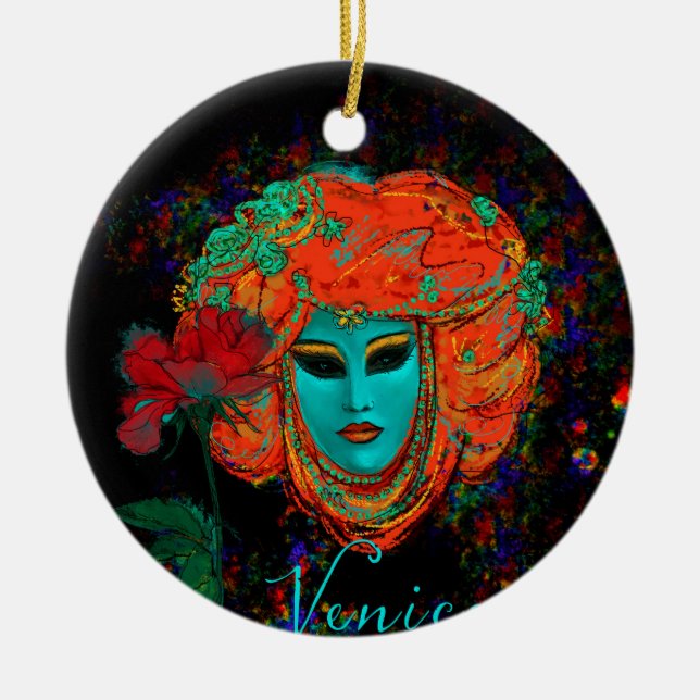 Ornement en céramique de Venise (Devant)