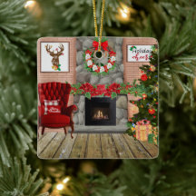 Décor de la salle de Noël