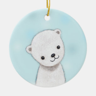 Ornement En Céramique Décor personnalisé par coutume d'ornement de bébé