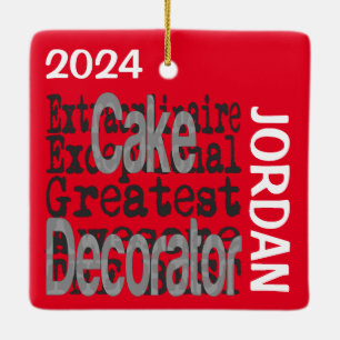 Ornement En Céramique Décorateur de gâteaux Extraordinaire PERSONNALISÉ