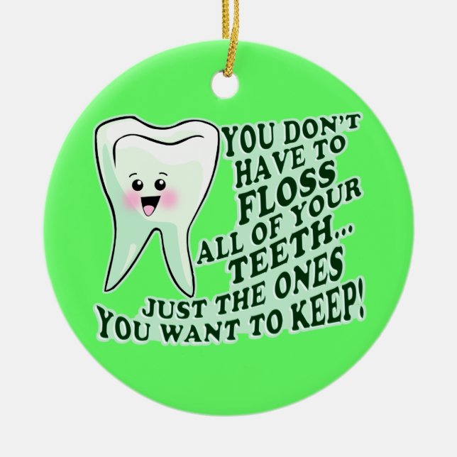 Ornement En Céramique Dentiste (Devant)