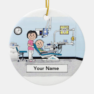 Ornement En Céramique Dentiste - femelle