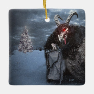 Ornement En Céramique Der Krampus