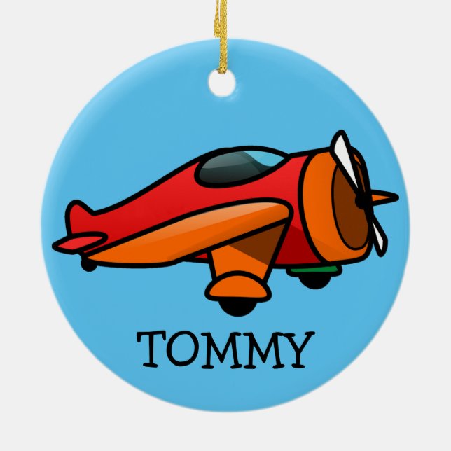 Ornement en céramique design d'avion (Dos)