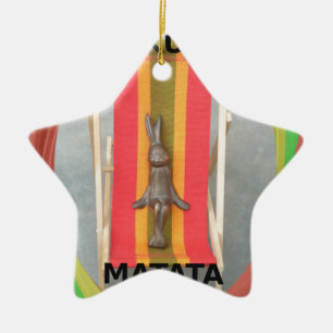 Ornement En Céramique Design d'impression d'écran vectoriel de lapin rel