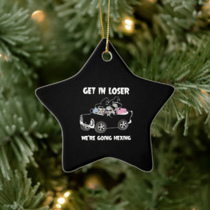 Ornement En Céramique deviens perdant nous allons hexadécimer voiture