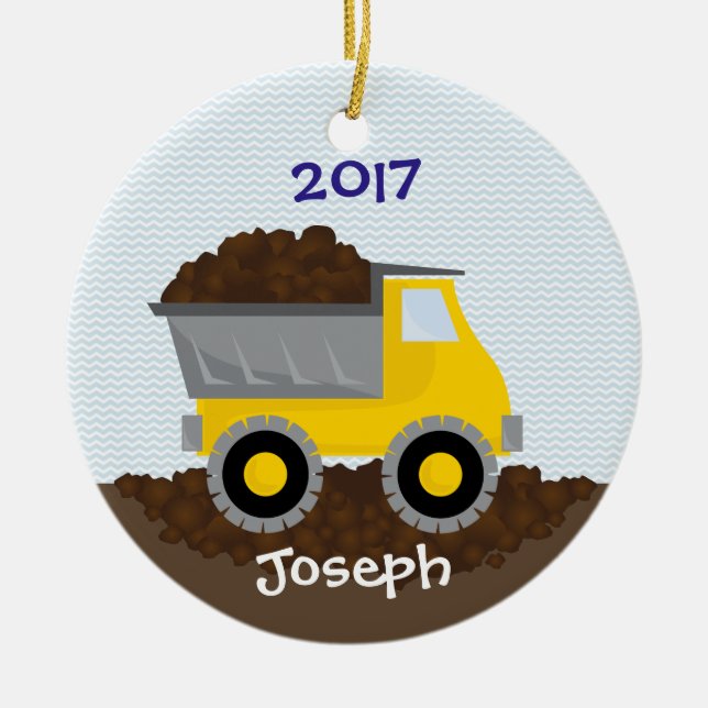 Ornement En Céramique Diggin vers le haut d'amusement (Devant)