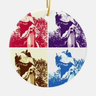 Ornement En Céramique Dinosaure T-Rex