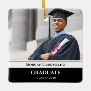 Ornement En Céramique Diplômé en photo