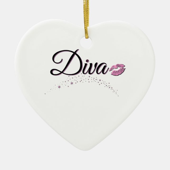 Ornement En Céramique Diva (Devant)