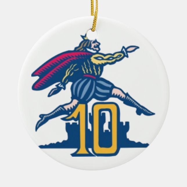 Ornement En Céramique Dix seigneurs un-Sauter (Devant)