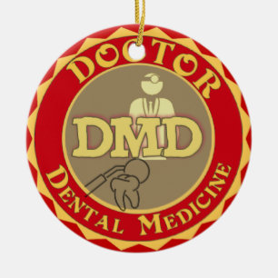 ORNEMENT EN CÉRAMIQUE DMD ORNAMENT DE NOËL - MÉDECIN DE MÉDECINE DENT