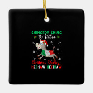 Ornement En Céramique Dominick L'âne de Noël