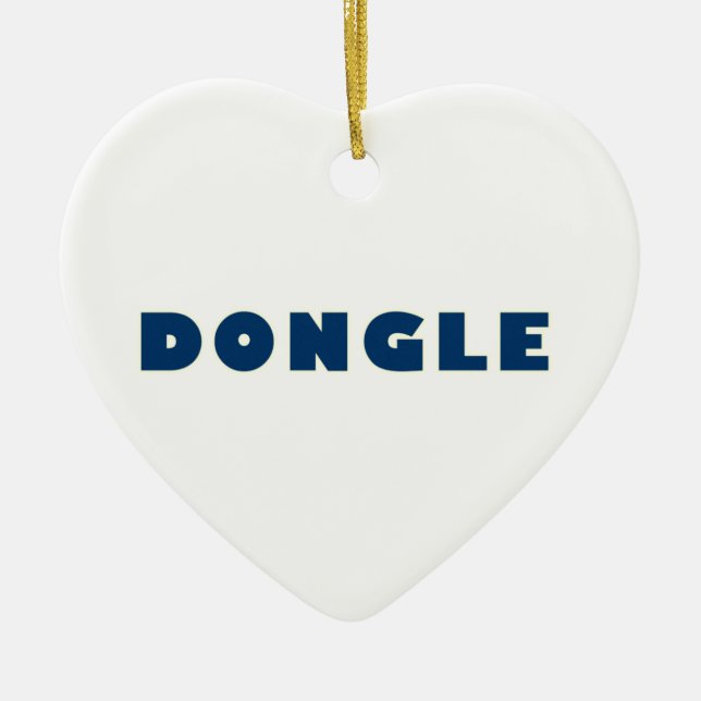 ORNEMENT EN CÉRAMIQUE DONGLE (Devant)