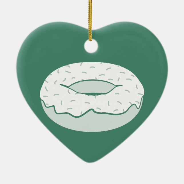 Ornement En Céramique donut sprink (Dos)