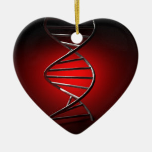 Ornement En Céramique Double hélice d'ADN
