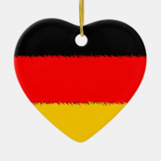 Ornement En Céramique Drapeau allemand
