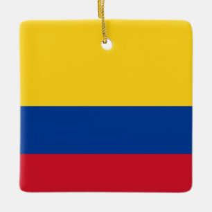 Ornement En Céramique Drapeau Colombie (Colombie)