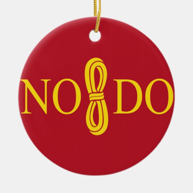 Ornement En Céramique Drapeau de Séville (Espagne) (Devant)