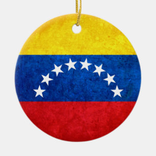 Ornement En Céramique Drapeau du Venezuela