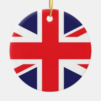 Ornement En Céramique Drapeau d'Union Jack Royaume-Uni