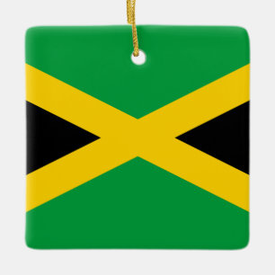 Ornement En Céramique Drapeau jamaïcain