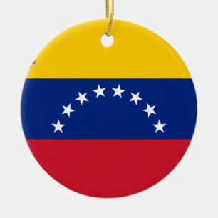 Ornement En Céramique Drapeau vénézuélien - drapeau du Venezuela - le