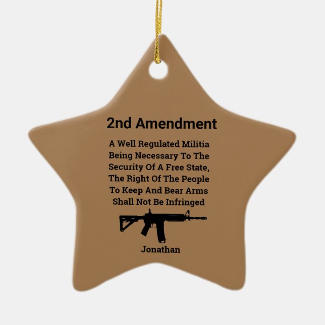 Ornement En Céramique Droit De Porter Des Armes, Droit Constitutionnel D (Devant)