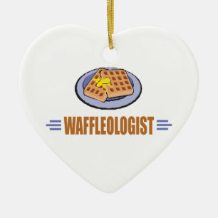 Ornement En Céramique Drôle gaufre
