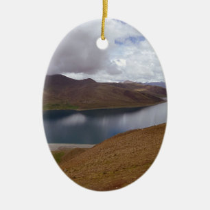 Ornement en céramique du lac Tibétain
