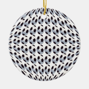 Ornement en céramique du monde de ballon de