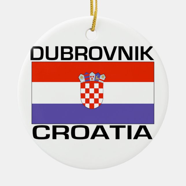 Ornement En Céramique Dubrovnik (Devant)
