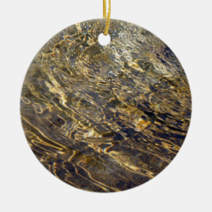 Ornement En Céramique Eau fontaine d'or 2