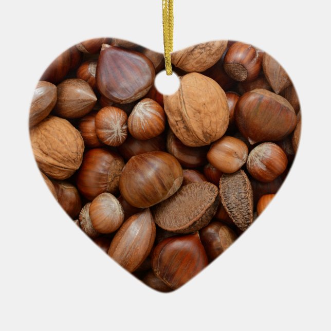 Ornement En Céramique Écrous mélangés (Devant)