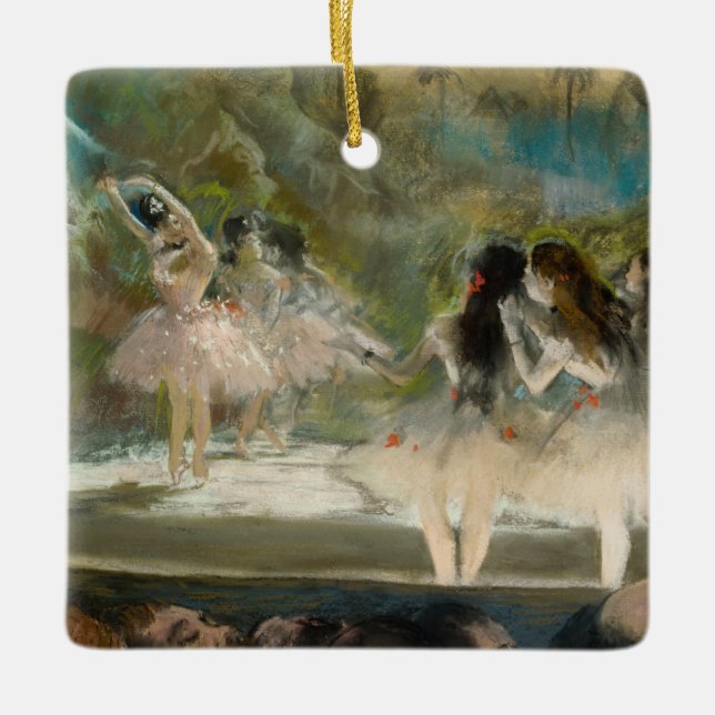 Ornement En Céramique Edgar Degas - Ballet à l'Opéra de Paris (Devant)