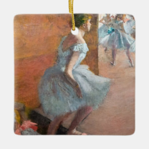 Ornement En Céramique Edgar Degas - Danseurs Escalade d'un escalier