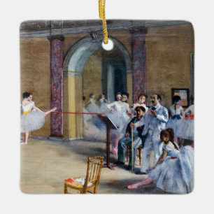 Ornement En Céramique Edgar Degas - Foyer de danse, Opéra rue Le Peletie