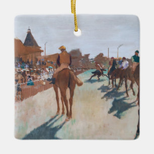 Ornement En Céramique Edgar Degas - Le Défilé