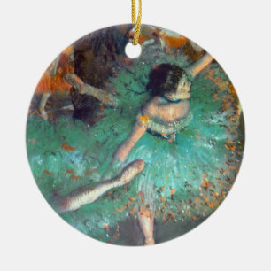Ornement En Céramique Edgar Degas - Les Danseuses Vertes - Danse de Ball