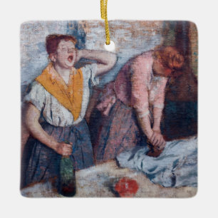 Ornement En Céramique Edgar Degas - Les repasseuses
