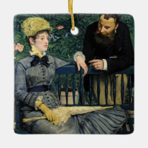 Ornement En Céramique Edouard Manet - Au Conservatoire
