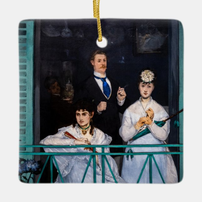 Ornement En Céramique Edouard Manet - Balcon / Le Balcon (Devant)