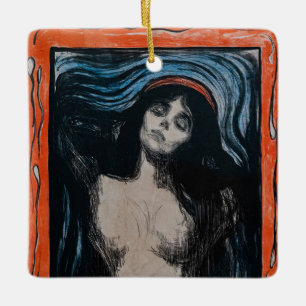 Ornement En Céramique Edvard Munch - Madonna Lithographie